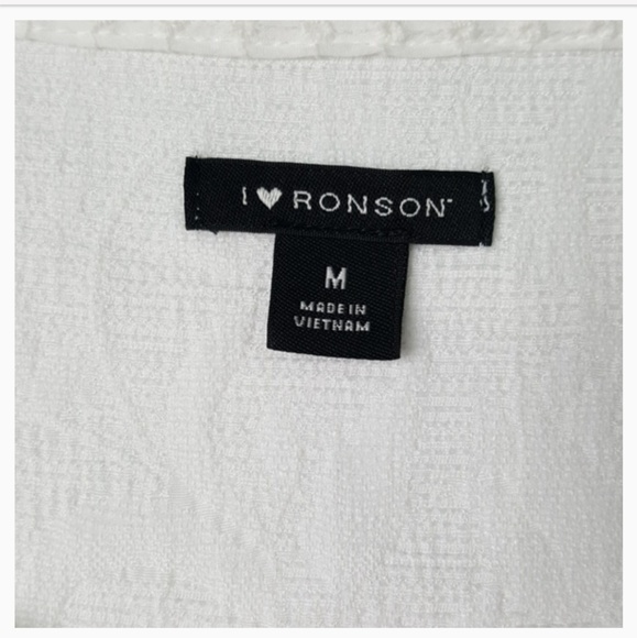 I ♡ Ronson White Sleeveless Dress - Picture 6 of 8